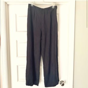 Vintage Silk Wide Leg High Waisted Pants